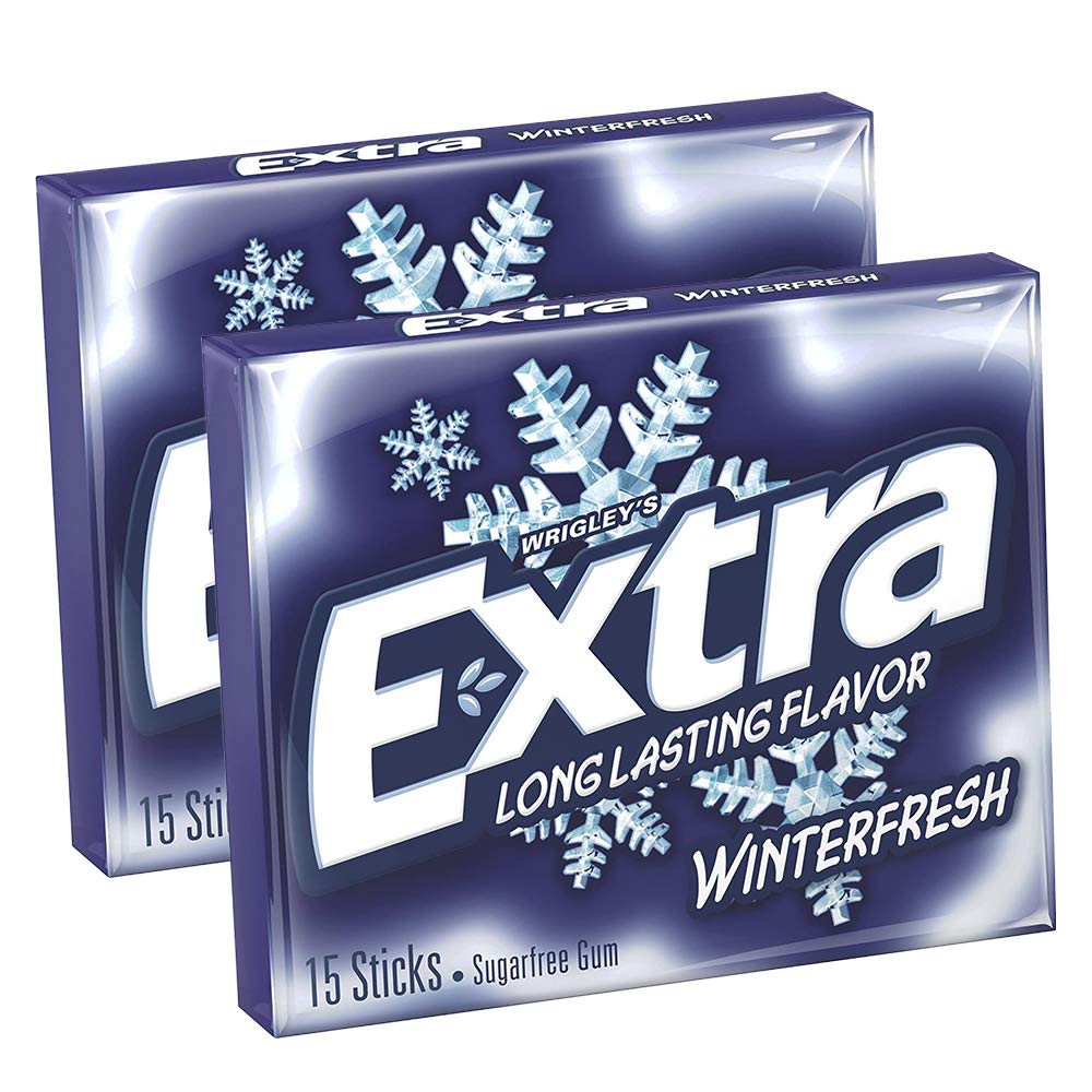 Extra Winterfresh Long Lasting Flavor, 2 x 40.5 g
