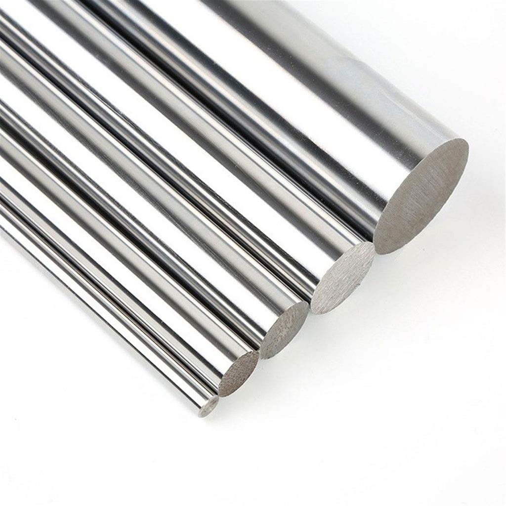 1 Pièces 100mm 150 200 250 300 350 400 500 600 700mm Longueur Arbre en Acier Diamètre 12mm Chromé Rail Linéaire Tige Ronde for Pièces D'imprimante 3D (Size : 600mm)