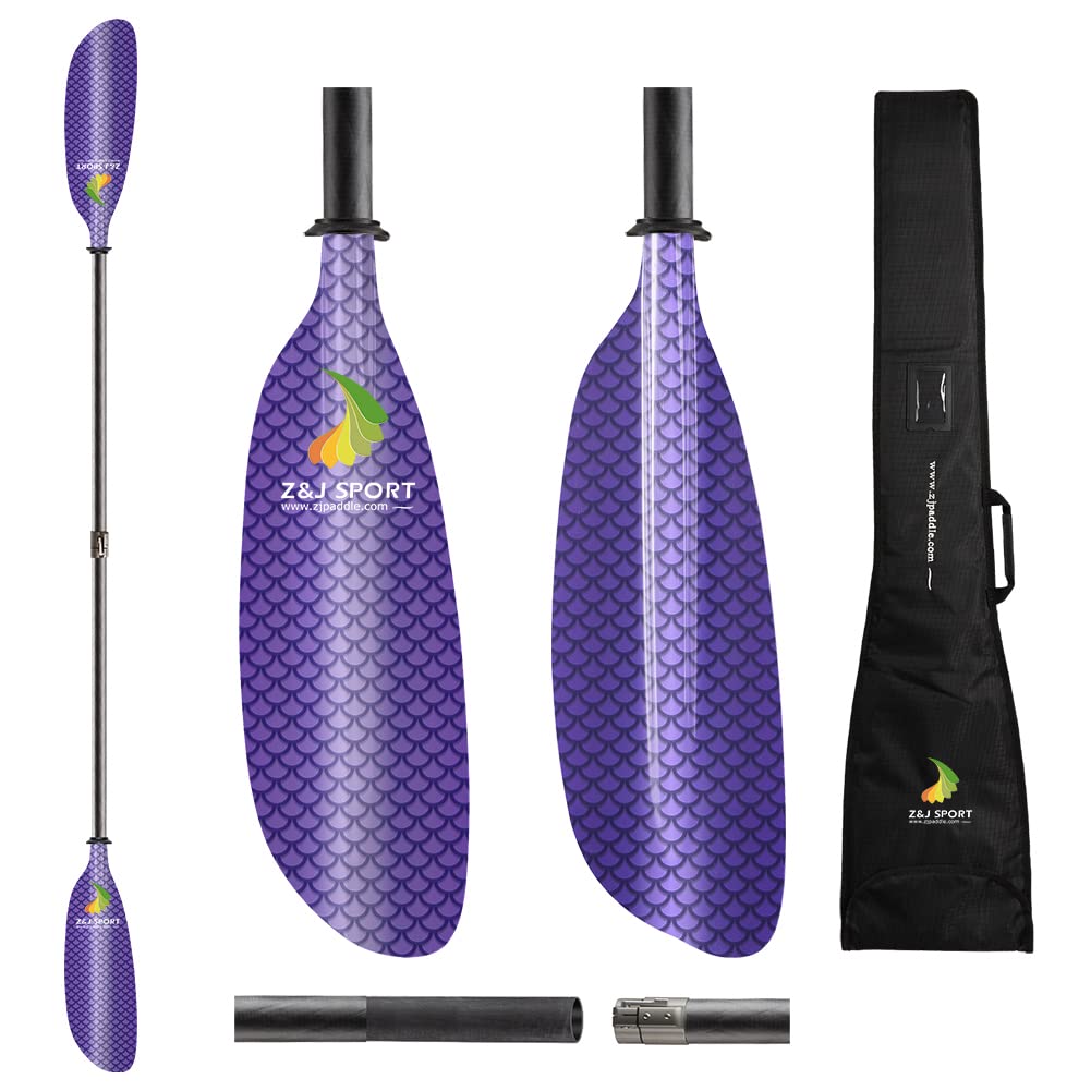 Amazon.com : Z&J SPORT Sea Kayaking Paddle with Paddle Bag, SK-III