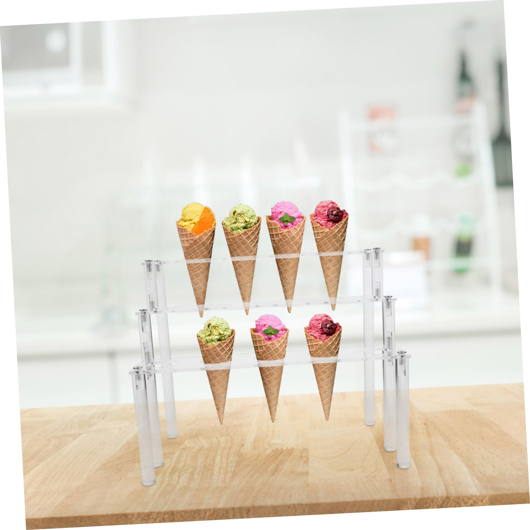 Amazon.co.jp: BUGUUYO デザートスタンド アイスクリームコーン