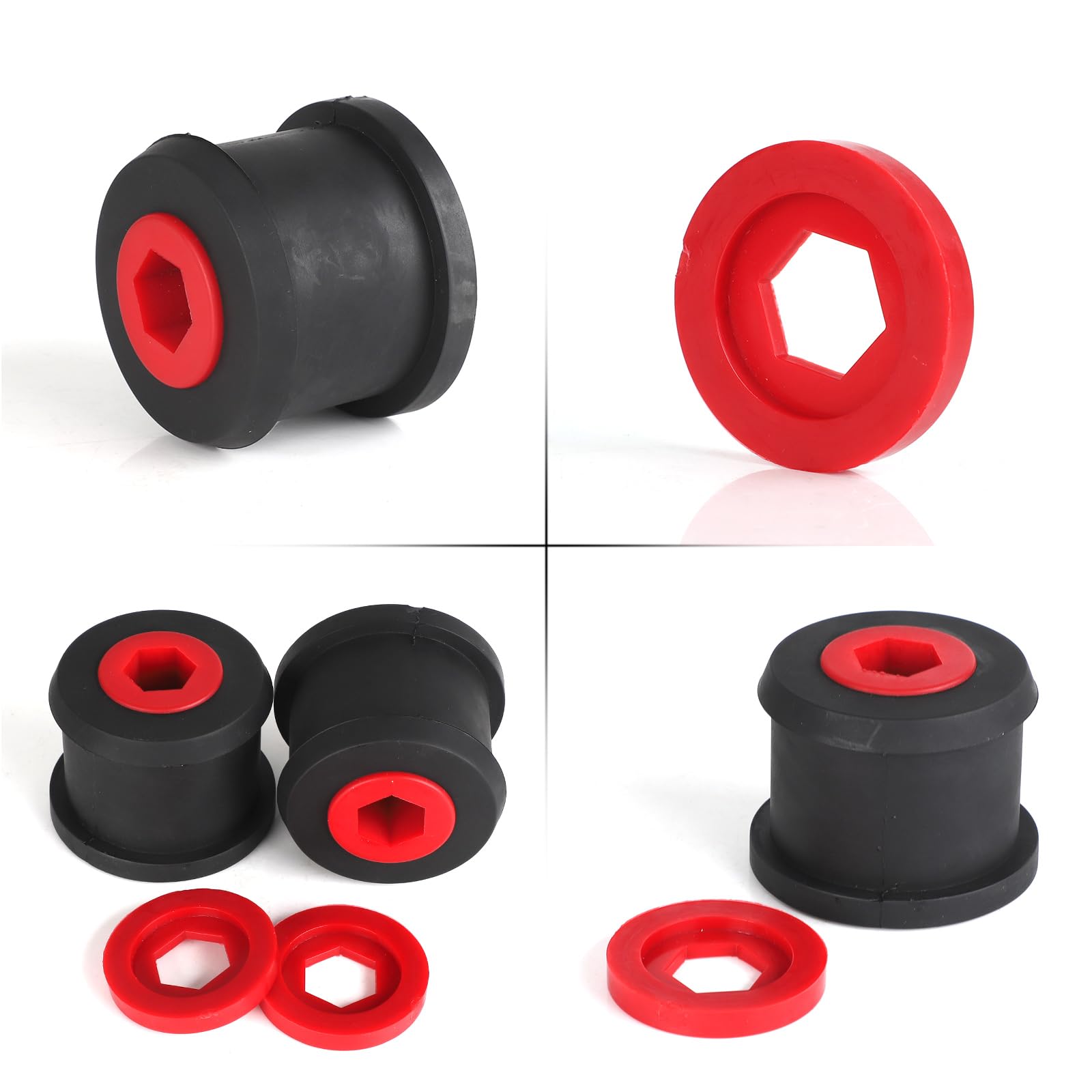 Tuleja 2 sztuk przedni wahacz samochodowy tylna tuleja pasuje do Mini Cooper R50 R52 R53 R55 R56 R57 R58 R59 tuleja zawieszenia akcesoria samochodowe