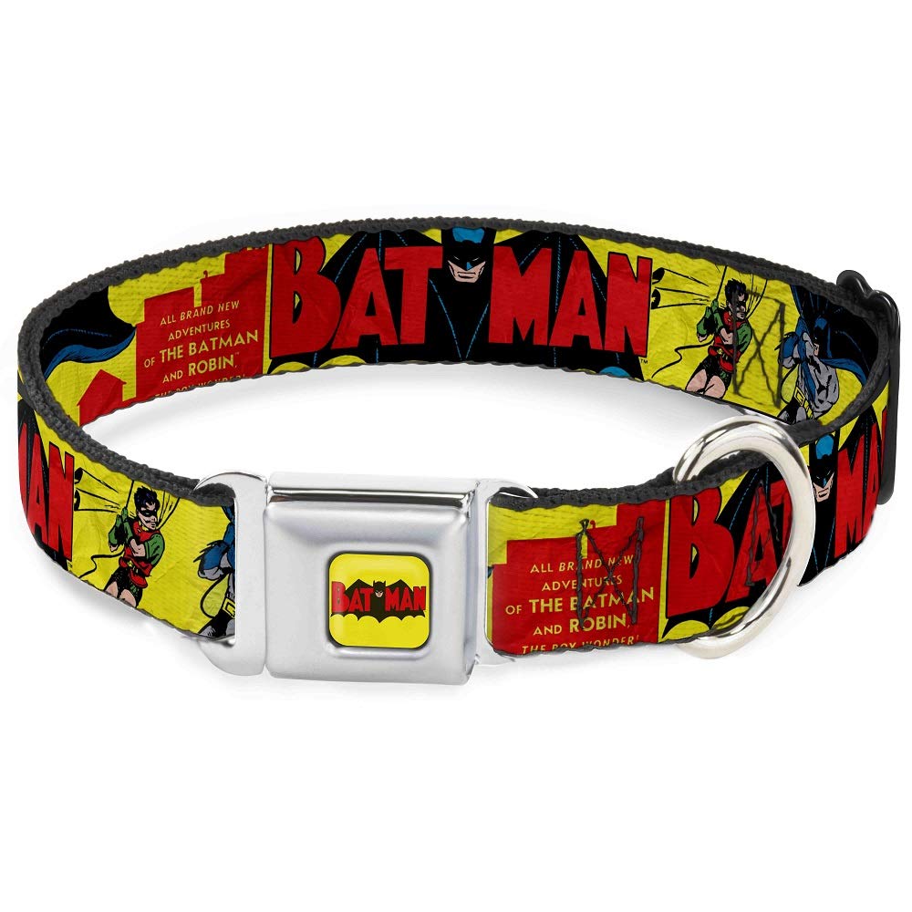 Collier pour chien Batman grand format réglable pour stopper les tractions fortes