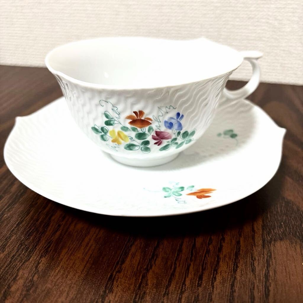 Amazon.co.jp: マイセン Meissen スイートピー花柄 カップ&ソーサー 