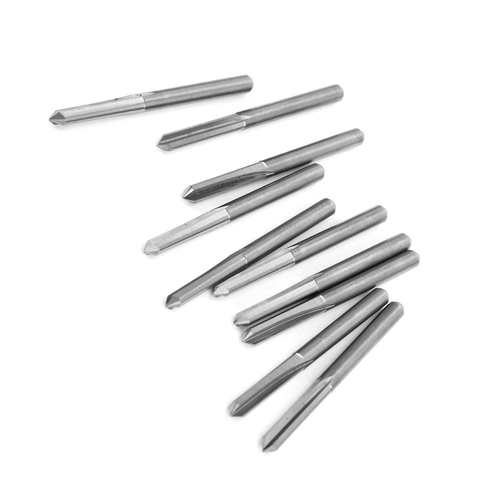 Cryfokt 3,175mm Hartmetall CNC Fräser, 90 Grad V-Bit Zum Gravieren (90*0.1)