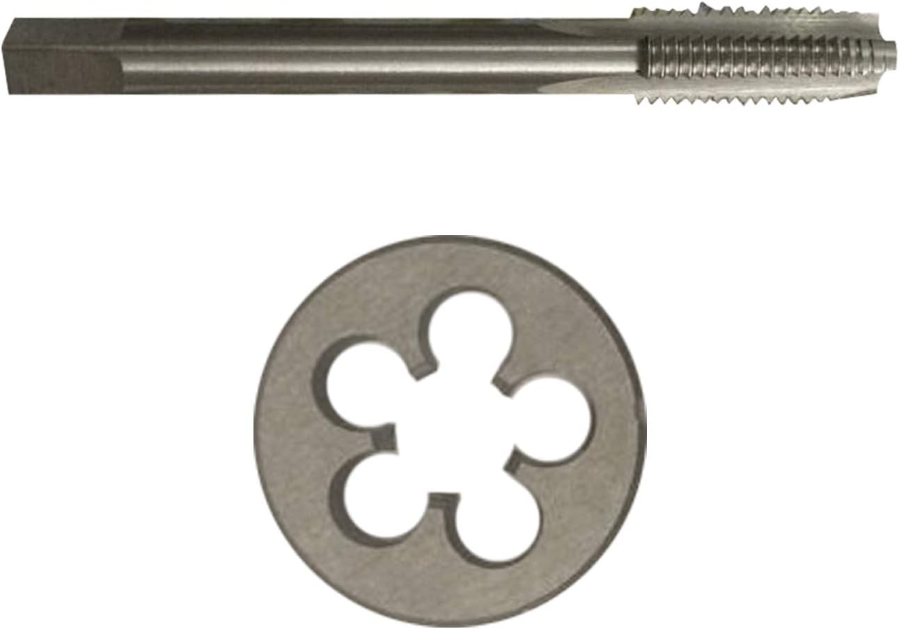 HEFUTERight Hand Die And Tap Set Thread Tools Dies Tap Kits 12 UNC UNF UNS UNEF UN 1 Set American Standard (Multi-TPI)