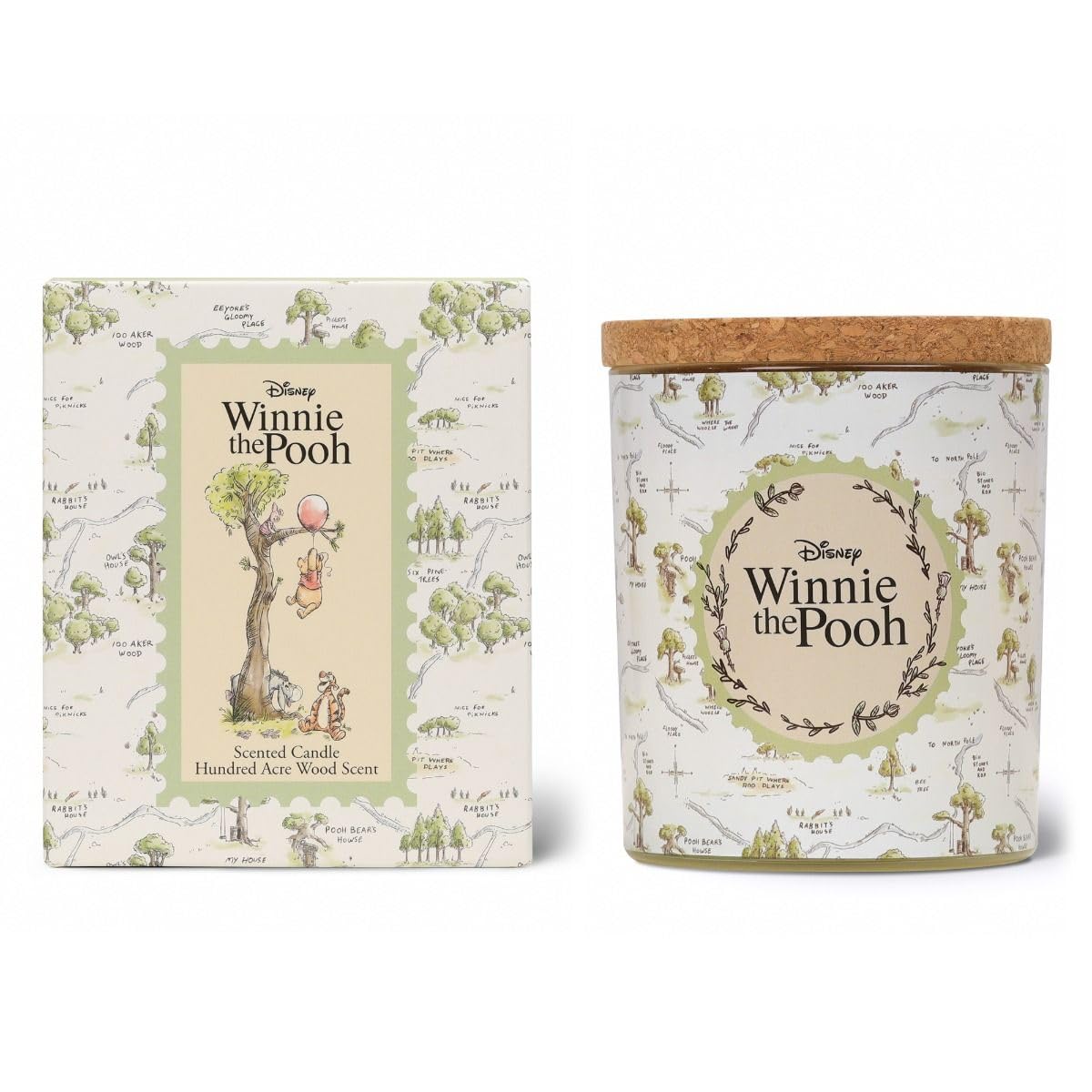 Disney Winnie The Pooh Honey Tree Scented Candle 213g Golden