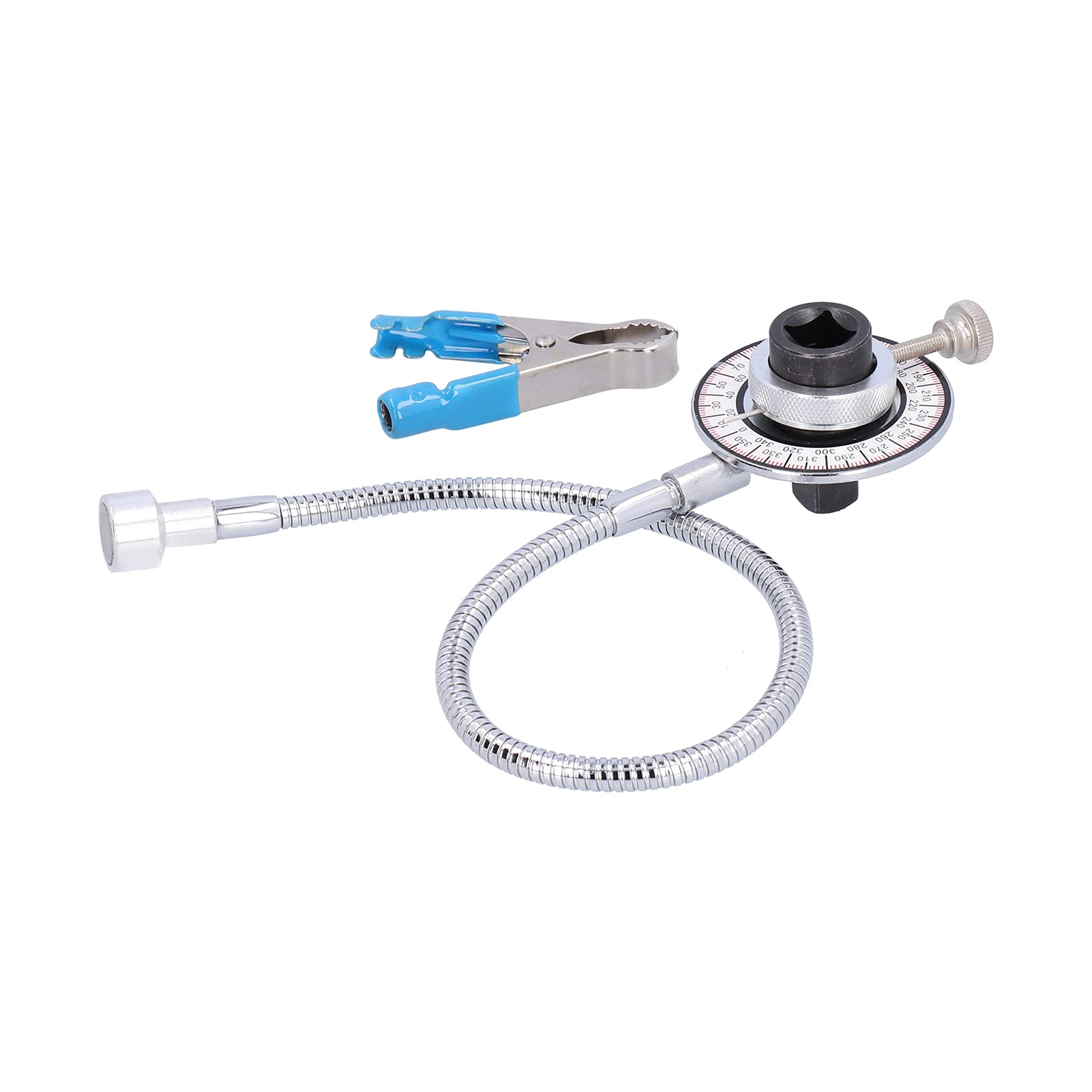 360-Grad-Drehmoment-Winkel-Messgerät, Messwerkzeug Passend für TD02 TD025 TD03 Turbolader, Metall-Magnetstab, Universelle Passform, 1 Klemme, Ideal Zum Anziehen von Schrauben,