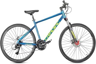 Cradiac Gunner PRO 21 Speed 6061 Alloy Hybrid Cycle 21 Geared Bicycle for Men with Front Lockout Suspension & Disc Brake H... Price In India