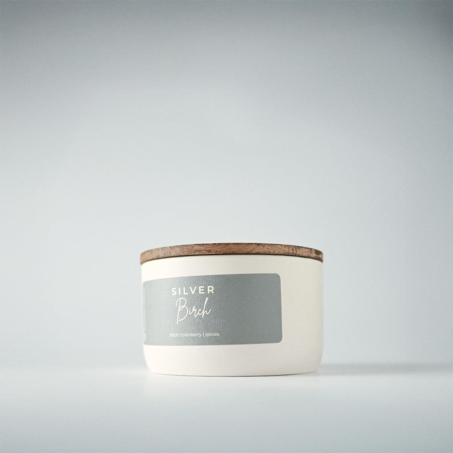 Milkhouse Candle Company Silver Birch Soy Candle - Birch | Cranberry | Birch Scented - 10 oz Signature Statement with Lid, 20+ Hour Burn Time, Made in the USA