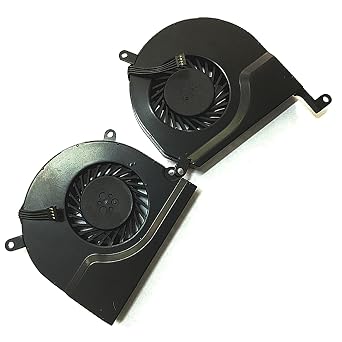 Left+Right CPU Cooling Fan Replacement for MacBook PRO 15" A1286 MC371 MC372 MC373 Left MG62090V1-Q030-S99 Right MG62090V1-Q020-S99 5V 1.1W 4PIN