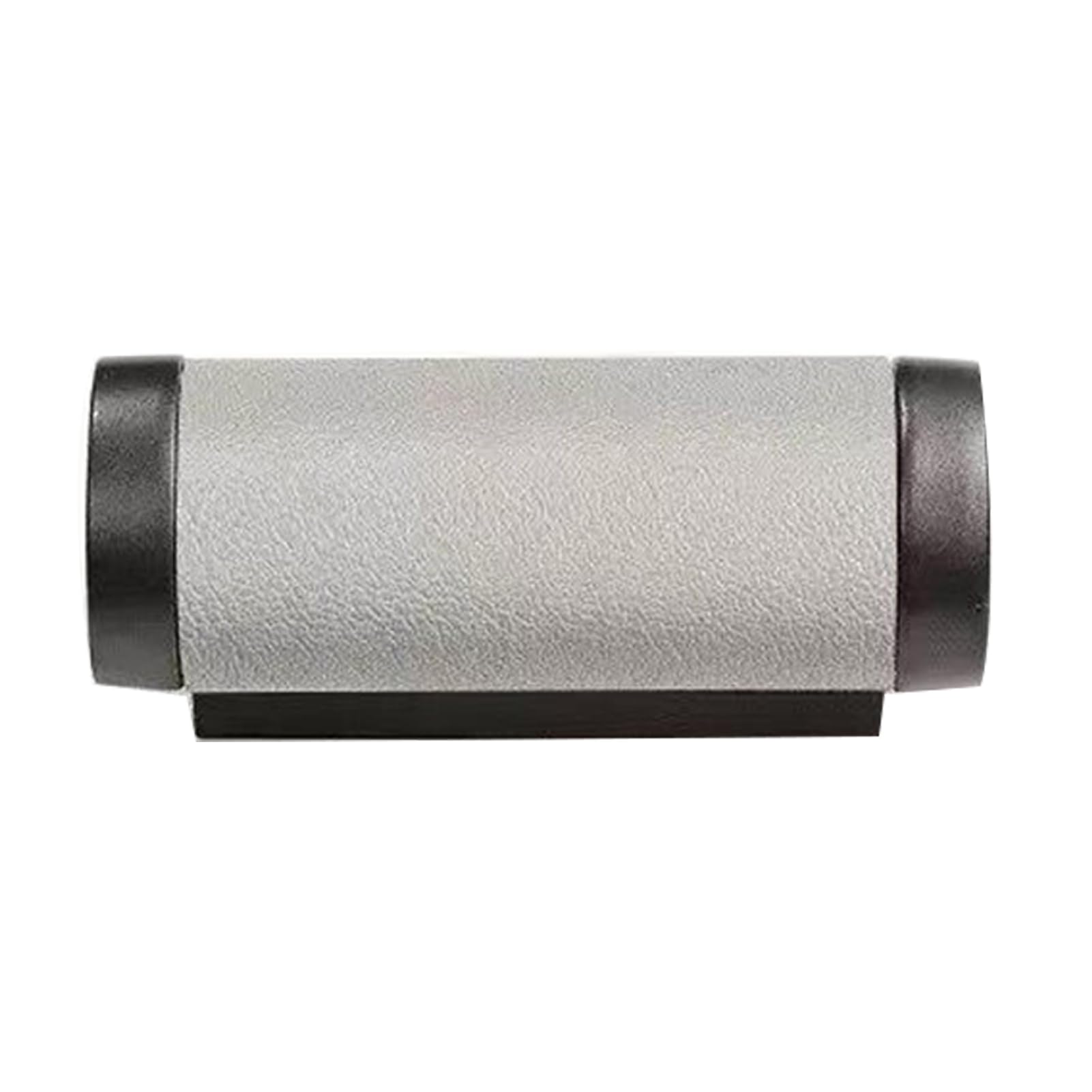 DSWZLQDXB Cabinet Pulls Aluminium Alloy+Leather Cabinet Knobs Country Style Handle for Dresser,Drawer Door Kitchen Hardware Home Door Levers Striped (Grey,Hole spacing 32mm)
