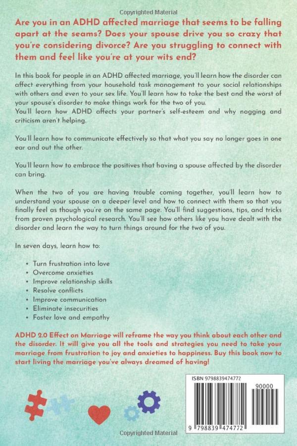 ADHD 2.0 Effect on Marriage: Target 7 Days. Turn Anger into Love Overcome Anxiety in Relationship | Couple Conflicts | Insecurity in Love. Improve Communication Skills | Empath & Psychic Abilities. - Image 2