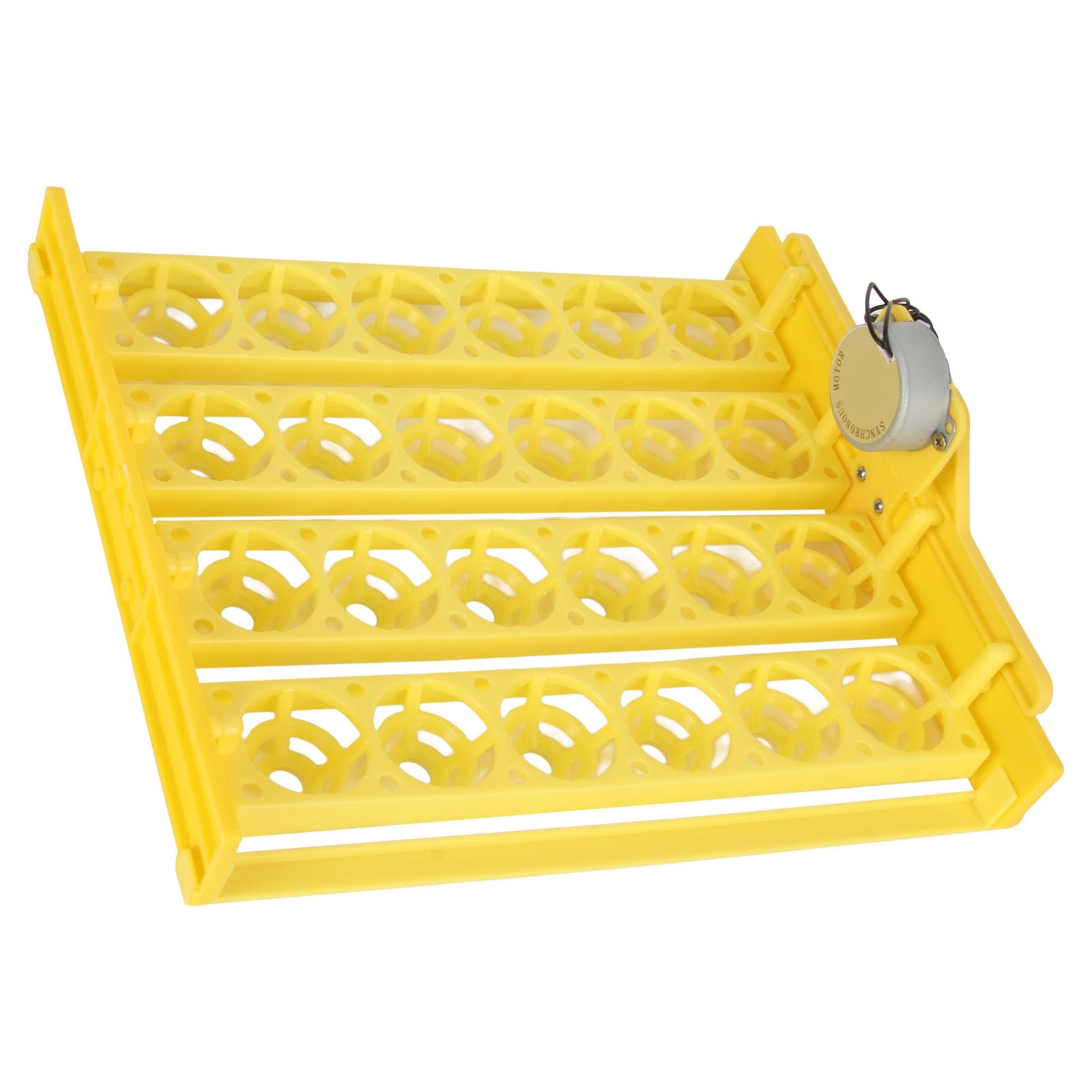 KIMISS 24 Capacidad de Huevos Bandeja de Huevos para Girar para Pato, Pollo, Pavo Real, Ganso - Solución de Incubación Eficiente y Tranquila (AC220V)