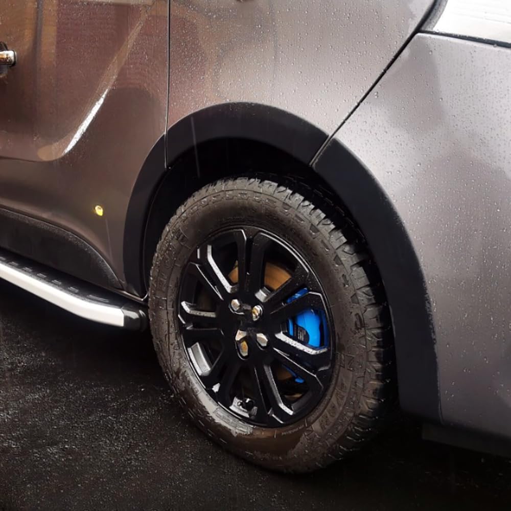 Radlaufschutz Radlaufleisten compatible con RENAULT Trafic Larga distancia entre ejes 2014 hasta 2018 10 piezas con ABE TÜV