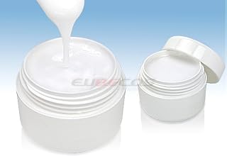 EuBeCos Gel Platinum Xtreme White French Nails - 30 ml - UV Gel with Best Coverage Made in Germany