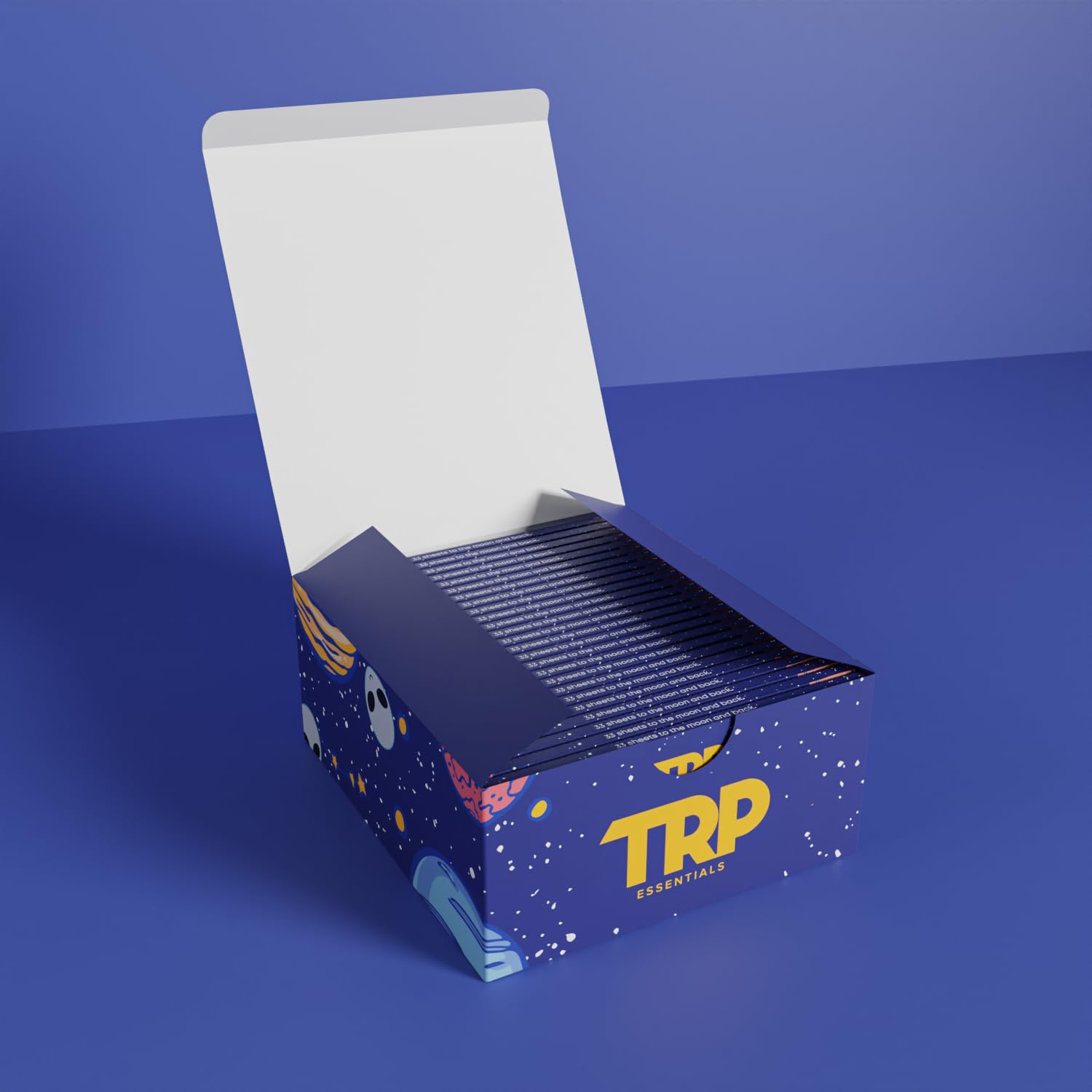 Smoking Rolling Paper King Size 50 Packs of 33 Ultra-Thin Slim Leafs Each 100% Vegan (Unbleached) Organic for the Finest Natural Unrefined Smoking Experience