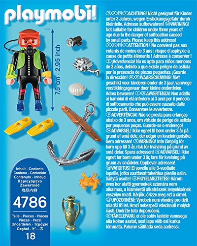 4786 Playmobil Special Plus Plongeur Avec Appareil Photo - vue 3