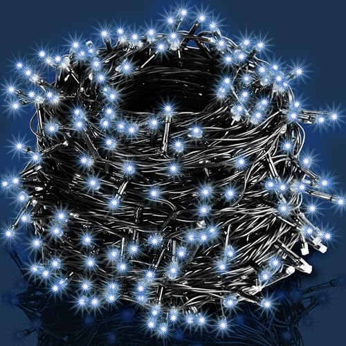 MONZANA® Lichterkette 200 LED 20m Innen Außen IP44 Stromsparend...