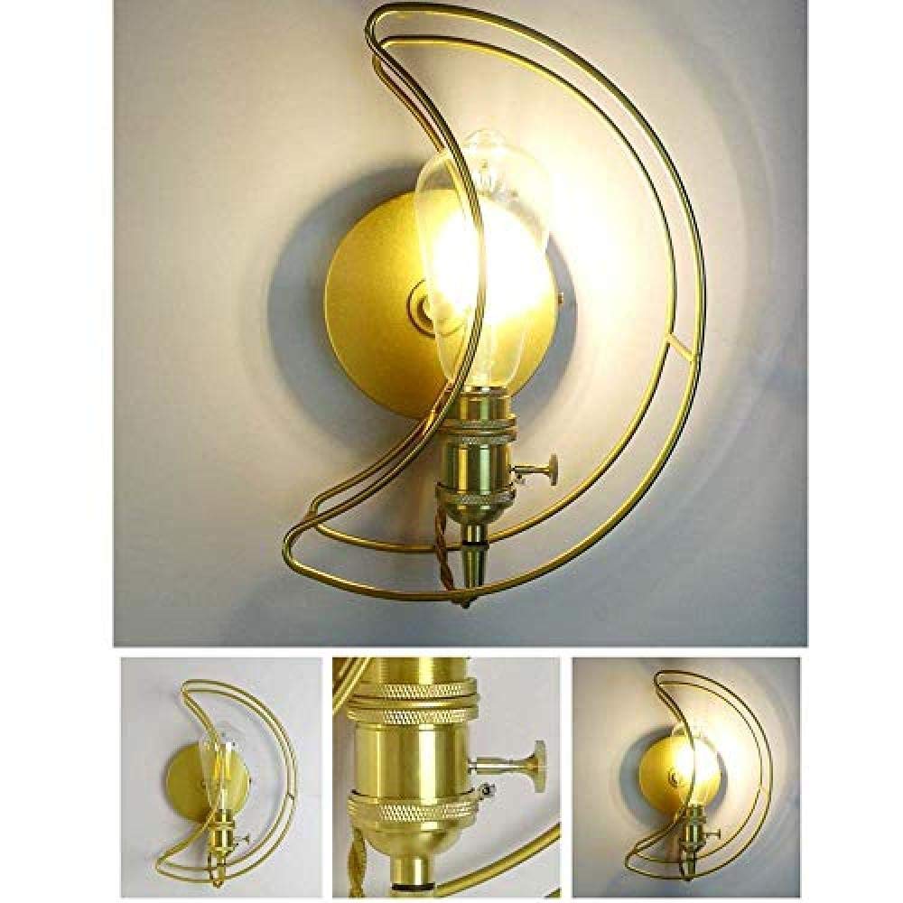 Dekoracje ścienne lampy ścienne, mosiądz kuty żelazny gwiazda księżyc salon sypialnia przy łóżku ściana balkon schody rodzina światło ścienne lampa ścienna