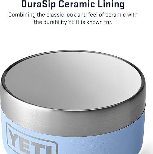 Vista 75 de YETI Rambler - Vaso apilable de acero inoxidable con aislamiento al vacío, vaso para expreso/café, capacidad de 4 onzas, paquete de 2 unidades Blanco