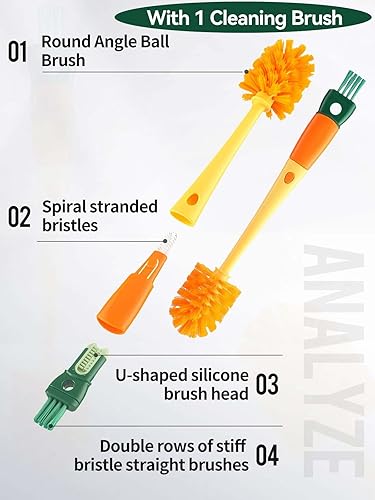 Miniatura 9 de Juego de 2 dispensadores de bebidas de vidrio de 1.5 galones con soporte, espita, dispensadores grandes de bebidas de agua para fiestas para
