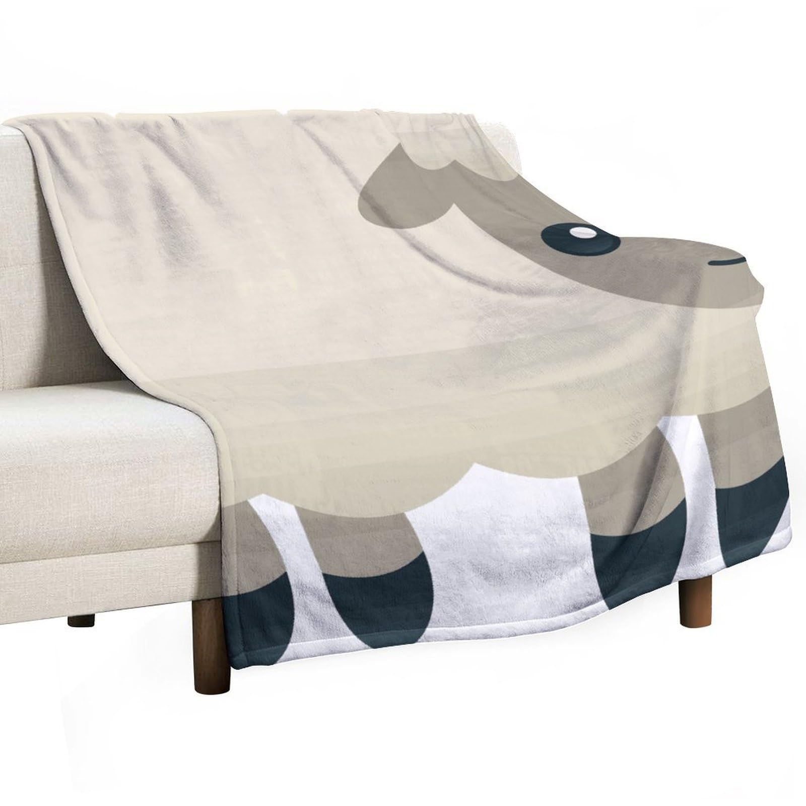 MHYRAC Flannel Blanket, Sheep Throw Blanket for Couch Sofa Bed Office, Soft And Comfortable Without Pilling