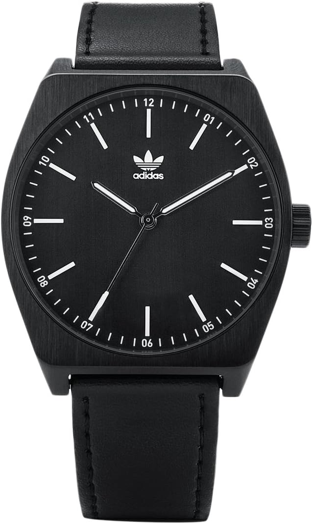 adidasMen's Analogue Quartz Watch with Leather Strap Z05-756-00