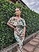 Happy Sailed Women Floral Print Off-The-Shoulder Maxi Dress, X-Large Botanic Print