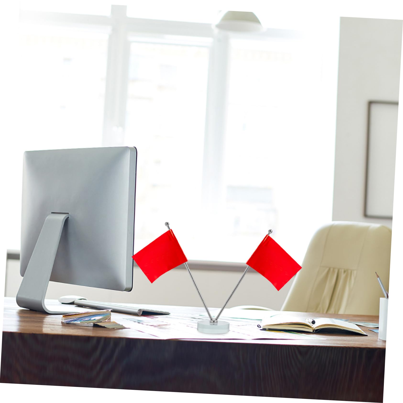5 Stücke Flagge Für Schreibtisch Edelstahl Büro Flagge Kompakte Für Veranstaltungen