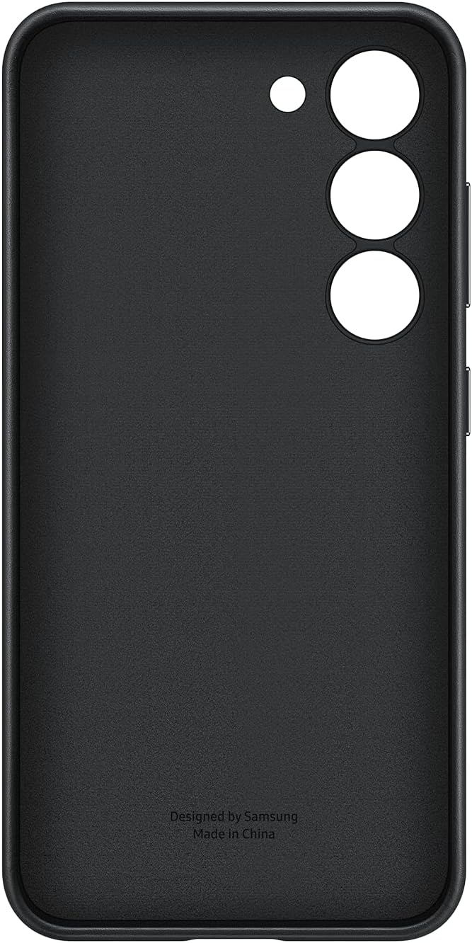 Galaxy S23 Leather Case, Black, Smartphone Case, Genuine Samsung Product, EF-VS911LBEGJP