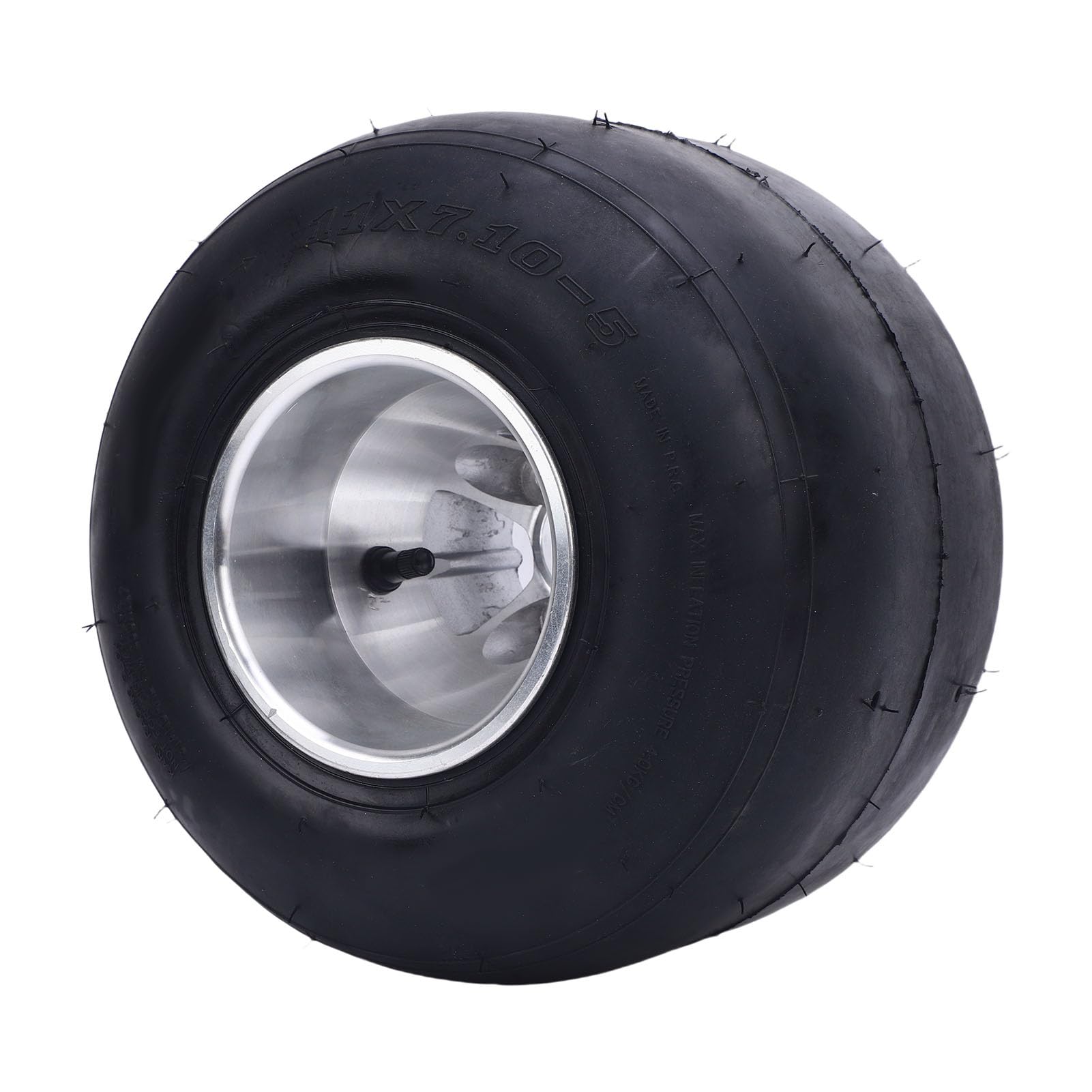 11x7.10-5 Pneumatico Posteriore ATV con Bordo in Lega di Alluminio, Tubeless 4pr off - Pneumatico in Gomma Strada per Utv Sxs Go Kart Cart Fianco a Fianco