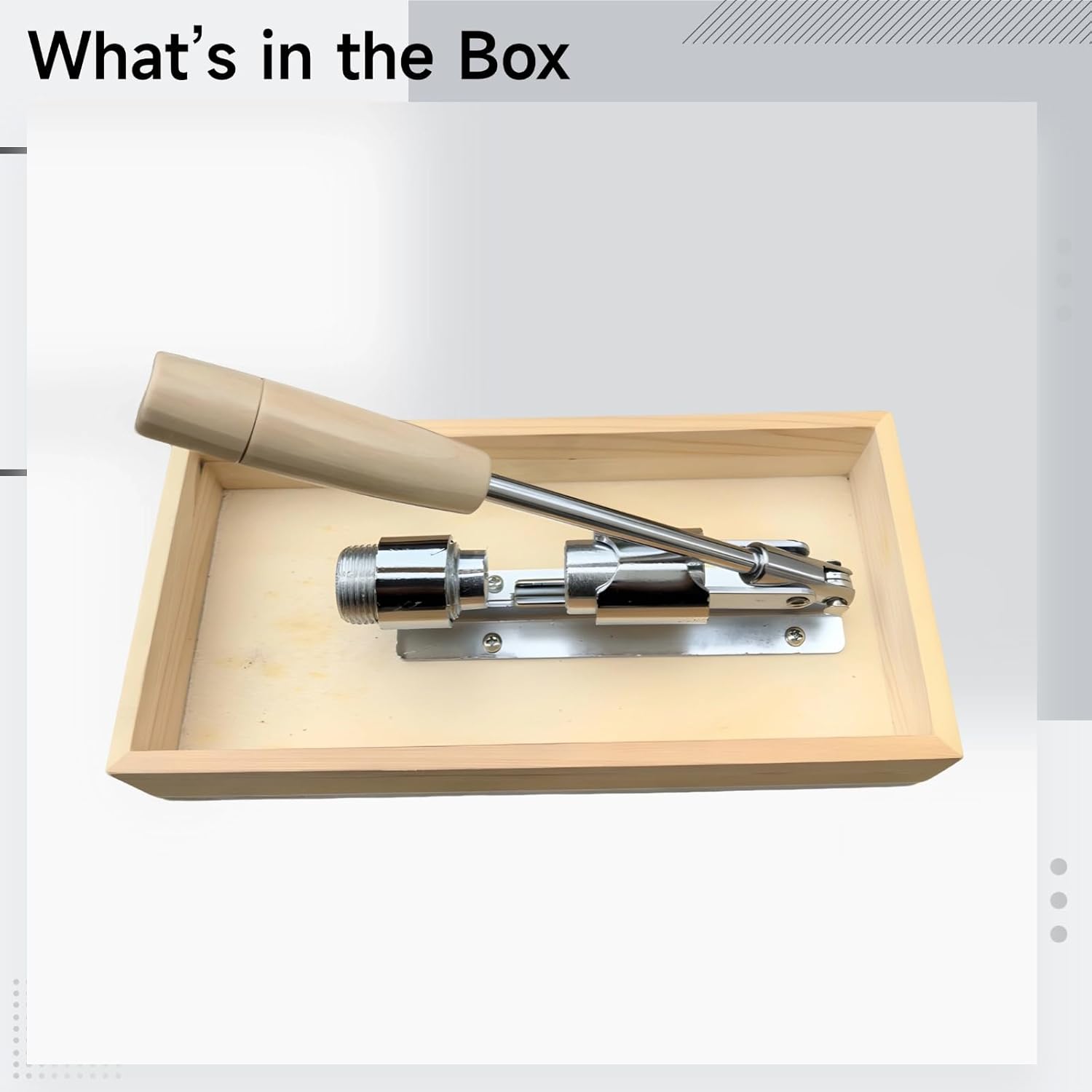 Heavy Duty Nut Cracker with Wood Handle, Adjustable Walnut Pecan Opener, 8.3 in Mechanical Nut Opener, Includes Gift Box