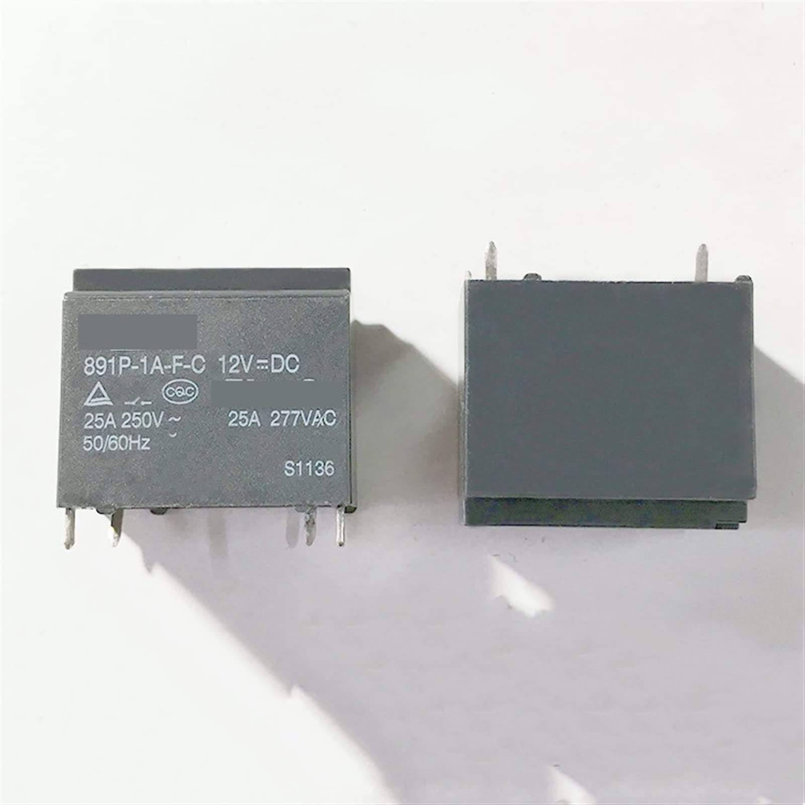 AERBNYEQP 5PCS Relay 891P-1A-F-C-12VDC 891P-1A-F-C-24VDC 891P-1A-F-C 891P 1A F C 12V 24V DC12V 4PIN 25A