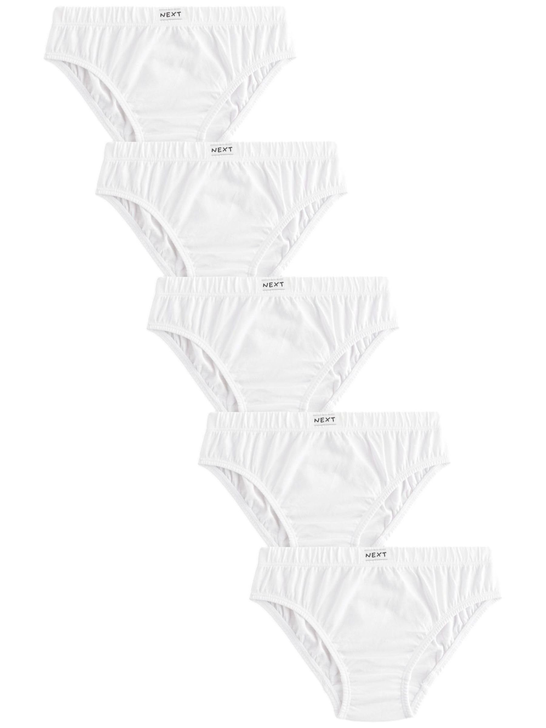 Culottes 100% Coton (lot De 5) - Fille Vert Vert - Prêt-à-Porter