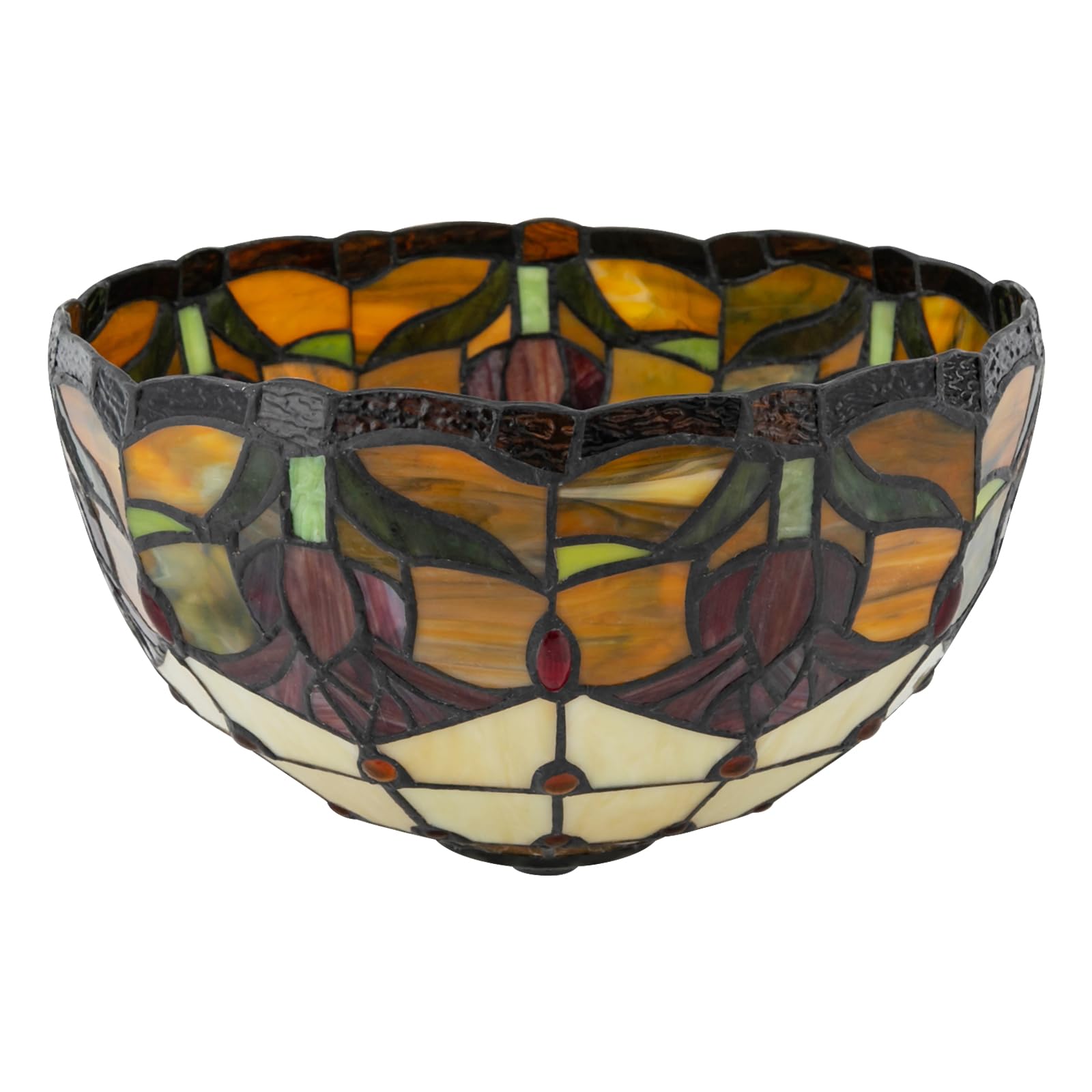 Lámpara de techo, luz de estilo escandinavo lujo retro muebles lámpara de techo, dormitorio cristal escalera lámpara de techo, patrón de tulipanes comedor lámparas de salón y linternas