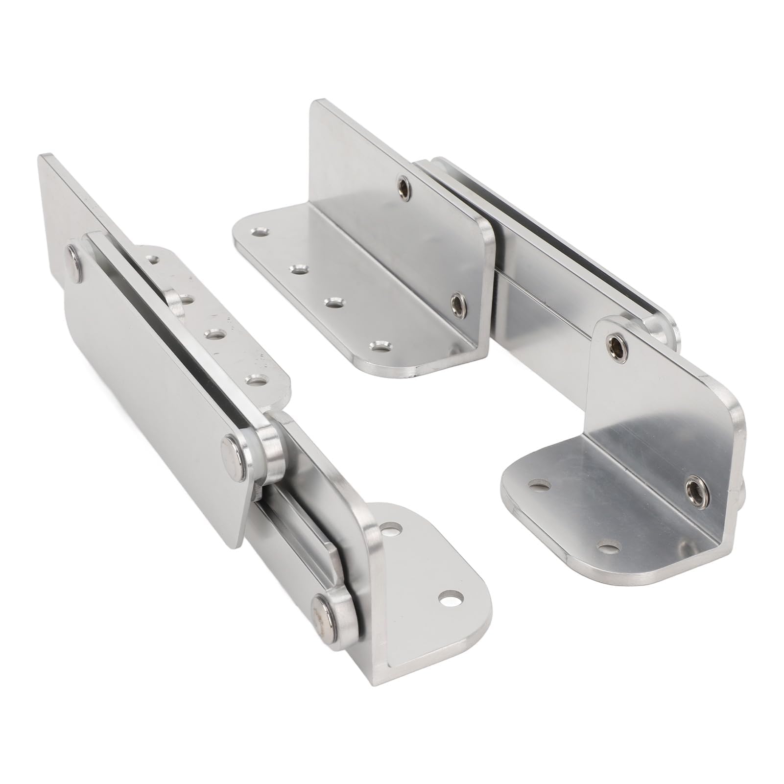 2 Stück Bootssitz-Montagescharniere, Bootssitzscharniere Aluminiumlegierung Bootspolster-Sitzscharnier Marinescharnier für Yacht Boot Hochklappbar von 0 Bis 120 Grad