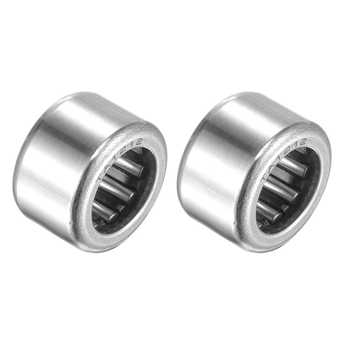 TA1212 Needle Roller Bearings 12mm Bore 19mm OD 12mm Width Chrome Steel Open End 2pcs