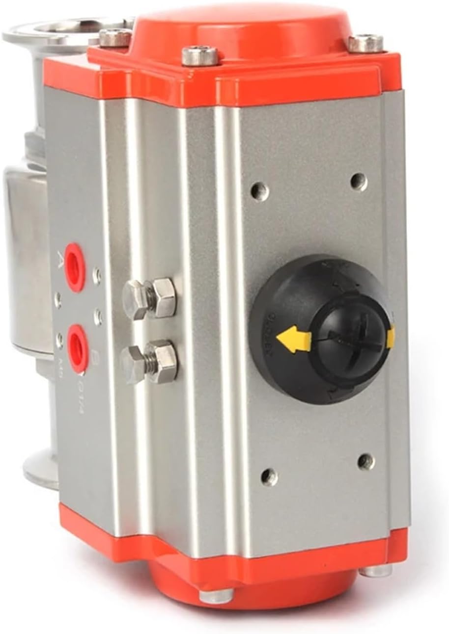 1PCS 51mm 304 stainless steel sanitary ball valve cartridge type quick-install ball valve with double-acting cylinder