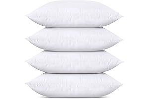 Utopia Bedding Throw Pillows 4-Pack (12x20 Inch), Perfect for Sofa, Bed, Couch