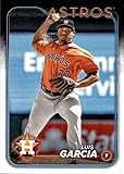 2024 TOPPS #359 LUIS GARCIA ASTROS BASEBALL OFFICIAL TRADING CARD OF MLB