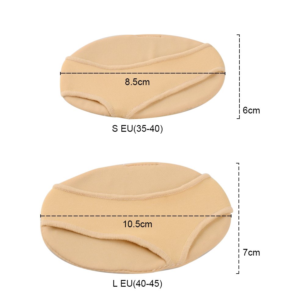 Almohadillas Metatarsianas, Cojines de Pie para mujeres y hombres. Plantillas para Aliviar Antepié, Callo el Dolor (S (EU 35-40))