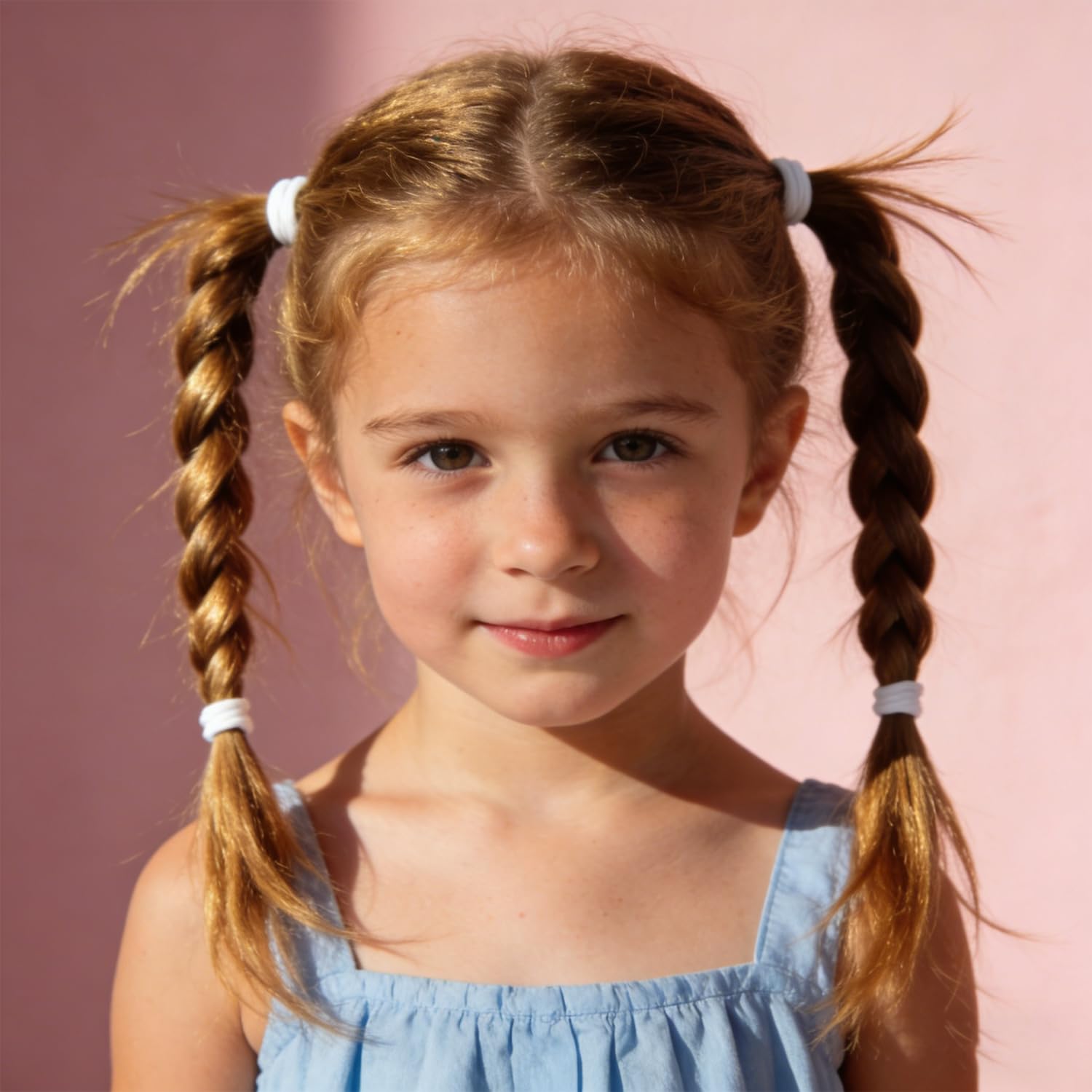 300 Pezzi Elastici per Capelli Bambini, Piccoli Elastici per Code 20mm, Legacci per Capelli Neonati e Ragazze (Bianco)