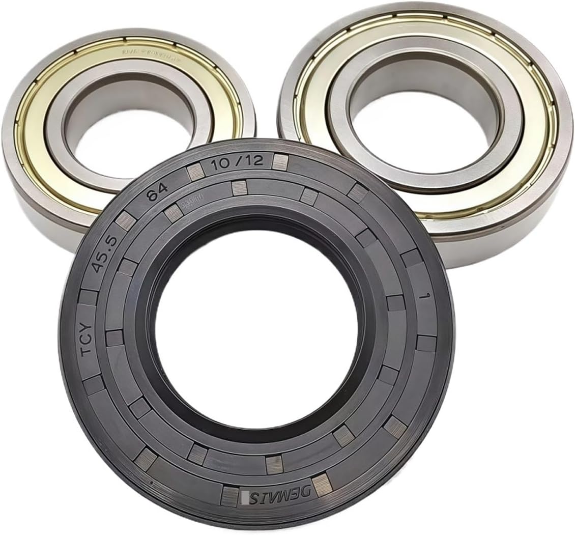 Washer Tub Bearings and Seal Kit ，Compatible for Samsung Replacement Parts DC62-00156A, 6601-002632, 6601-002516