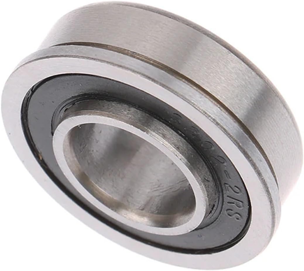 F6202 Wheelbarrow Bearing for Push Truck Garden Trolley Garden Cart Wheel Flange Ball Bearings Accessories 16 * 35 * 11mm