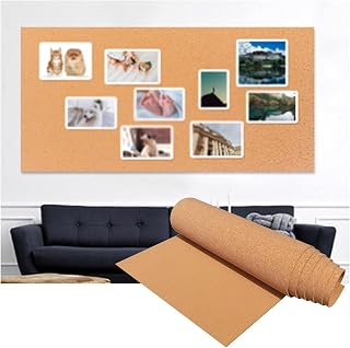 ZCX Rollo de tablero de corcho marrón, tablero de corcho autoadhesivo sin marco, mensaje for el hogar y la escuela, pegatinas decorativas for manualidades DIY Rollo De Corcho (Color : Brown, Size :