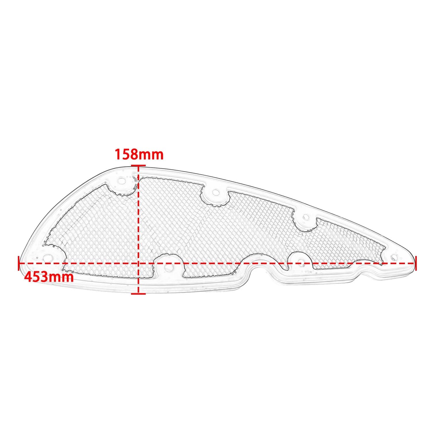 filtr wlotu powietrza motocykl Pasuje do PIAGGIO Beverly 350 BV ST 4T 4V, tj. ABS E4 MP3 MAXI sportowy element filtra powietrza niezawodna wymiana motocykla