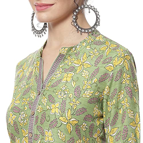 Image of Blue Liva Straight Kurta