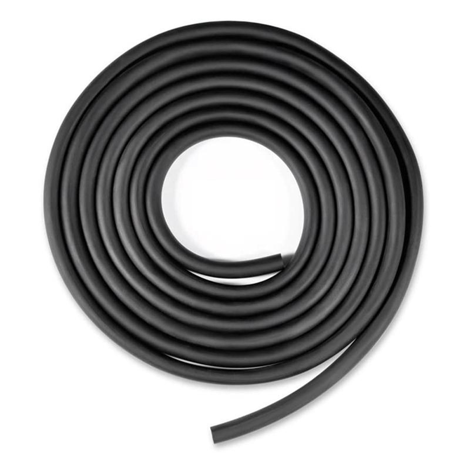 Koprek Black Backer Rod for Gaps and Joints, 6mmx5m Foam Rubber Round Seal Strip, Weather Stripping, Gap Filler & Backer Rod for Doors, Windows, Concrete Joints, DIY & Industrial Use