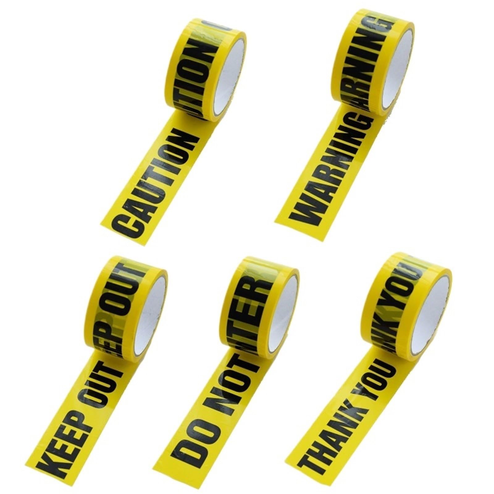 5 rollos de cintas advertencia antideslizantes 48 mm x 25 m for bricolaje, ideal for el hogar, tiendas, almacenes y fábricas Para Señalización Seguridad