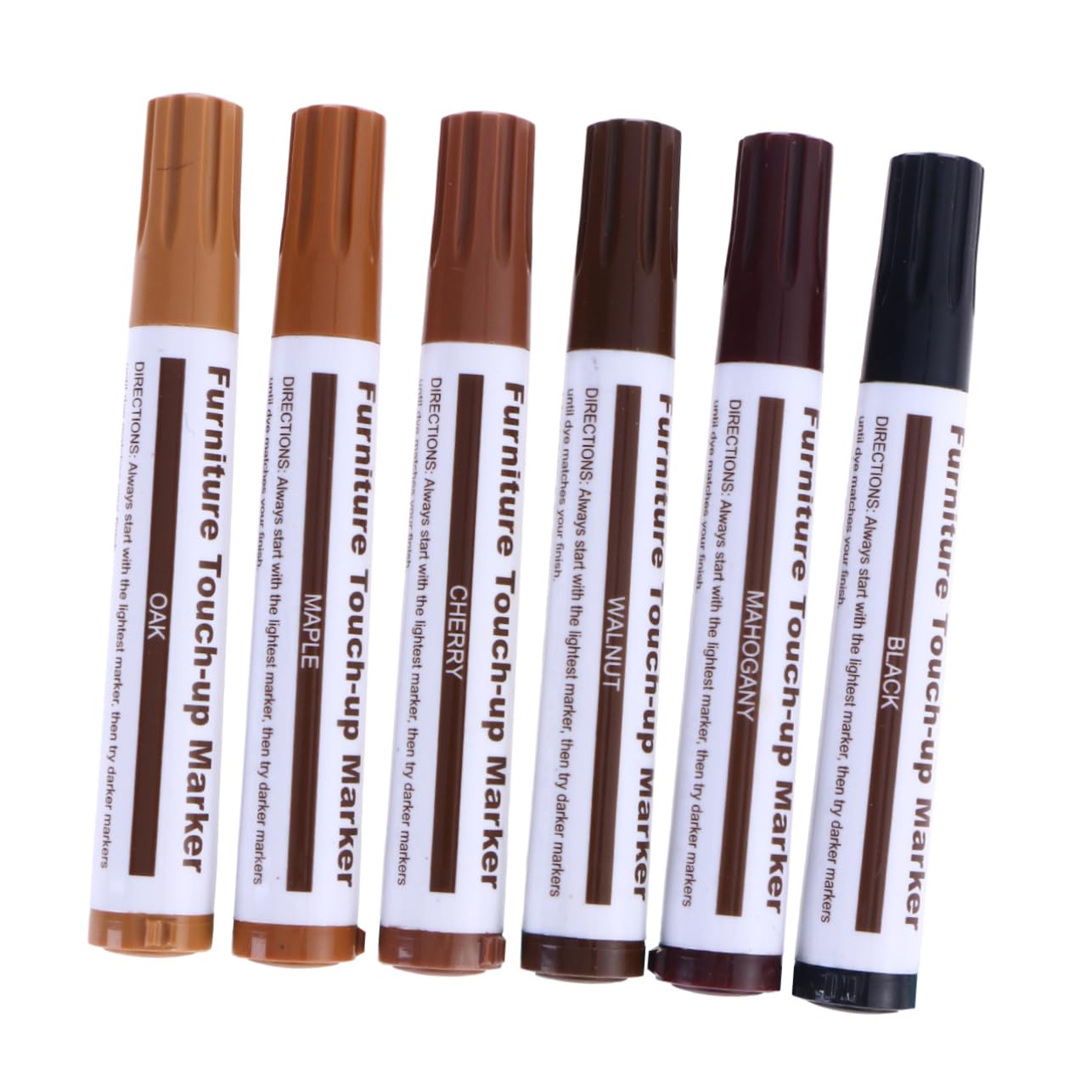 BCOATH Scratch Repair Pen for Furniture 12 in 1 Touch-up Paint Markers Stain Pens Fast Drying Fade Resistant Wood Furniture Maker